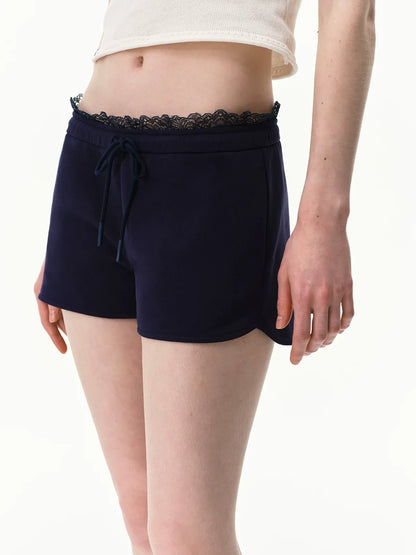 Lace Waist Shorts