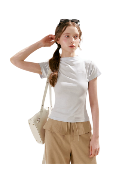 Pleated Wide-Leg Pants