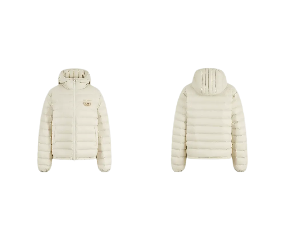 Quilted Hooded Lightweight Down Jacket