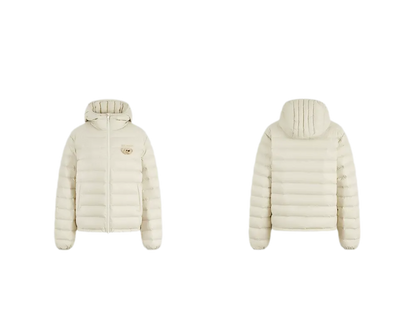 Quilted Hooded Lightweight Down Jacket
