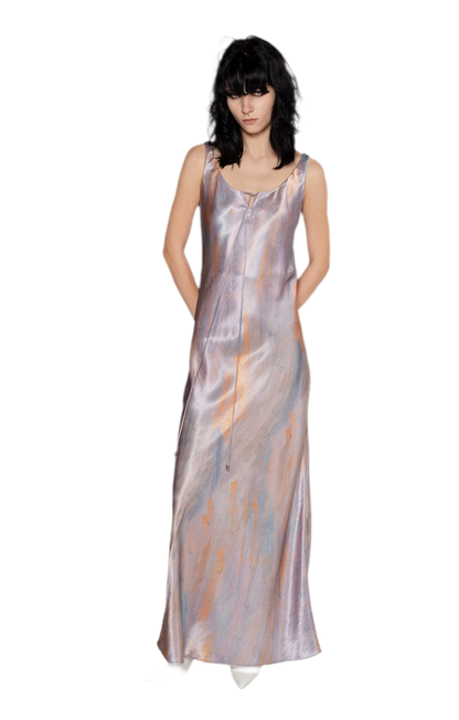 Twist Bias Slip Dress