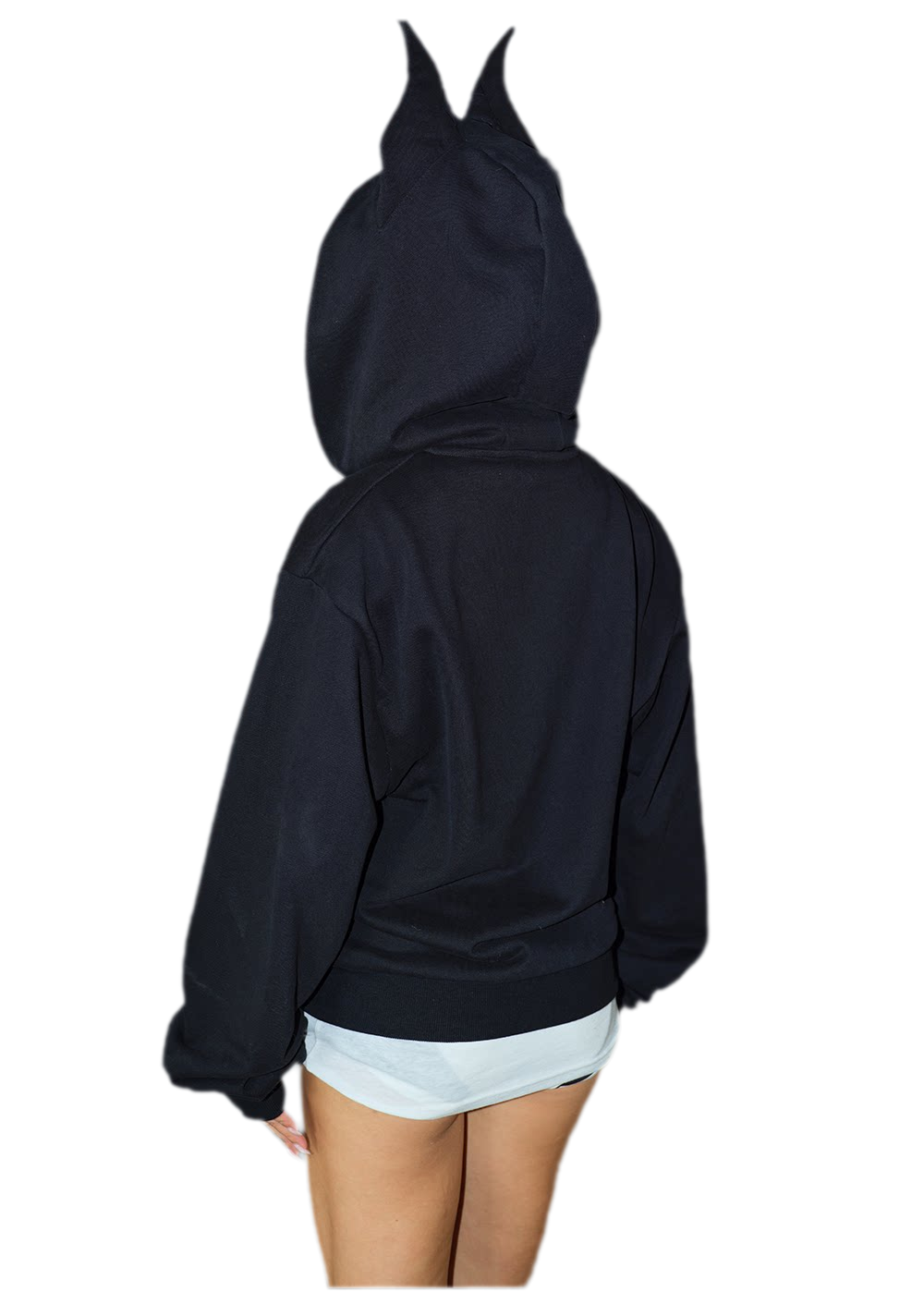 Devil Ear Zip Hoodie