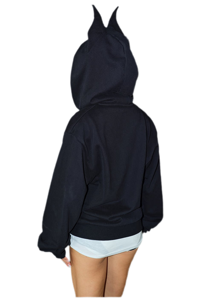 Devil Ear Zip Hoodie