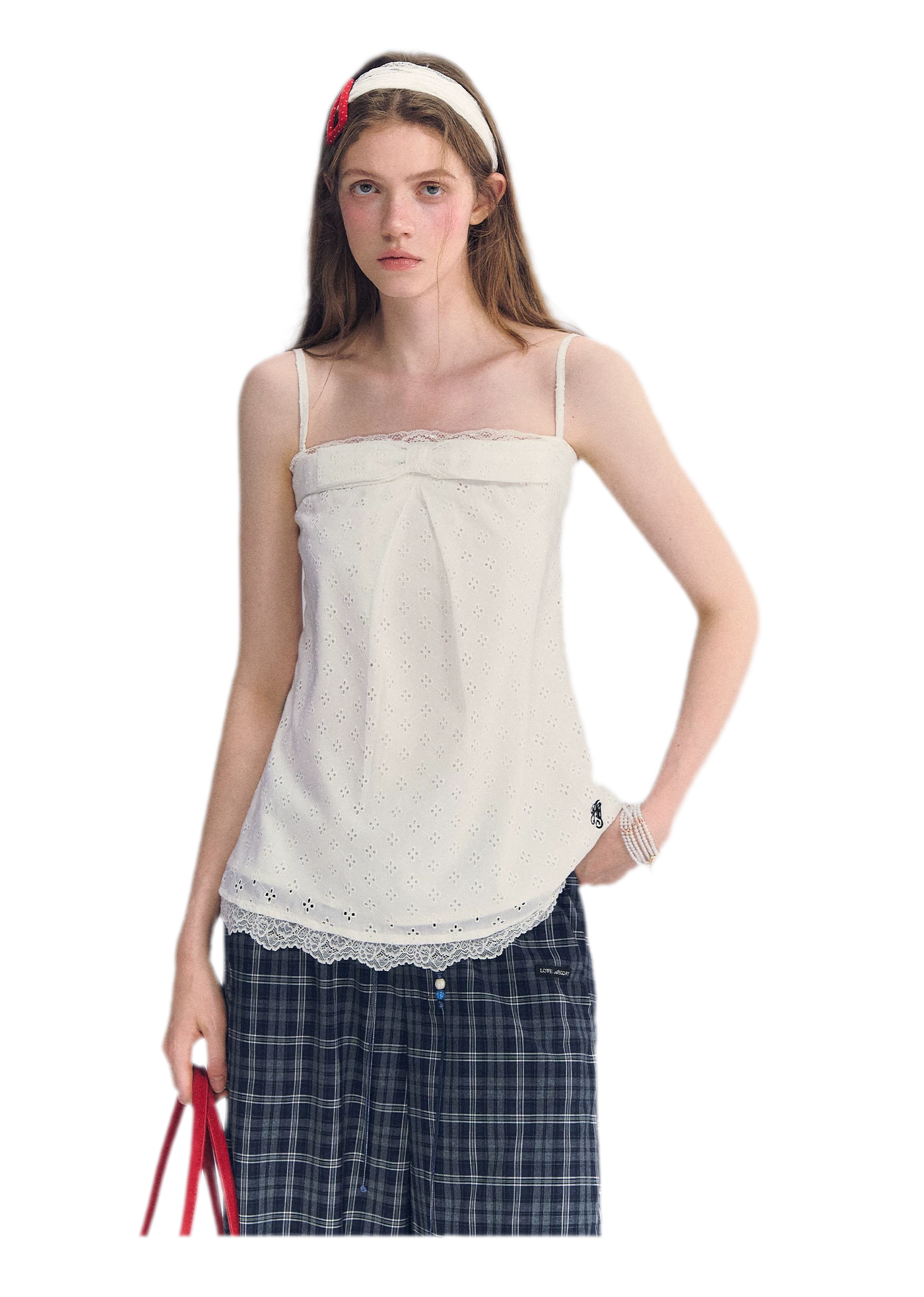 Lace Trim Cami Top