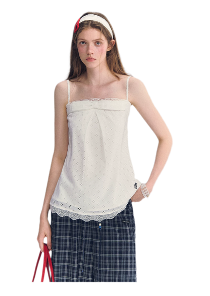 Lace Trim Cami Top