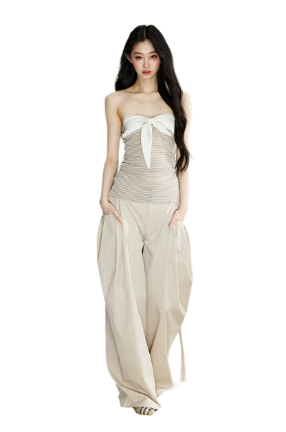 High Waist Wide Leg Pants