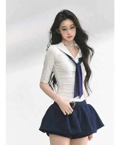 Sailor Collar Shirt