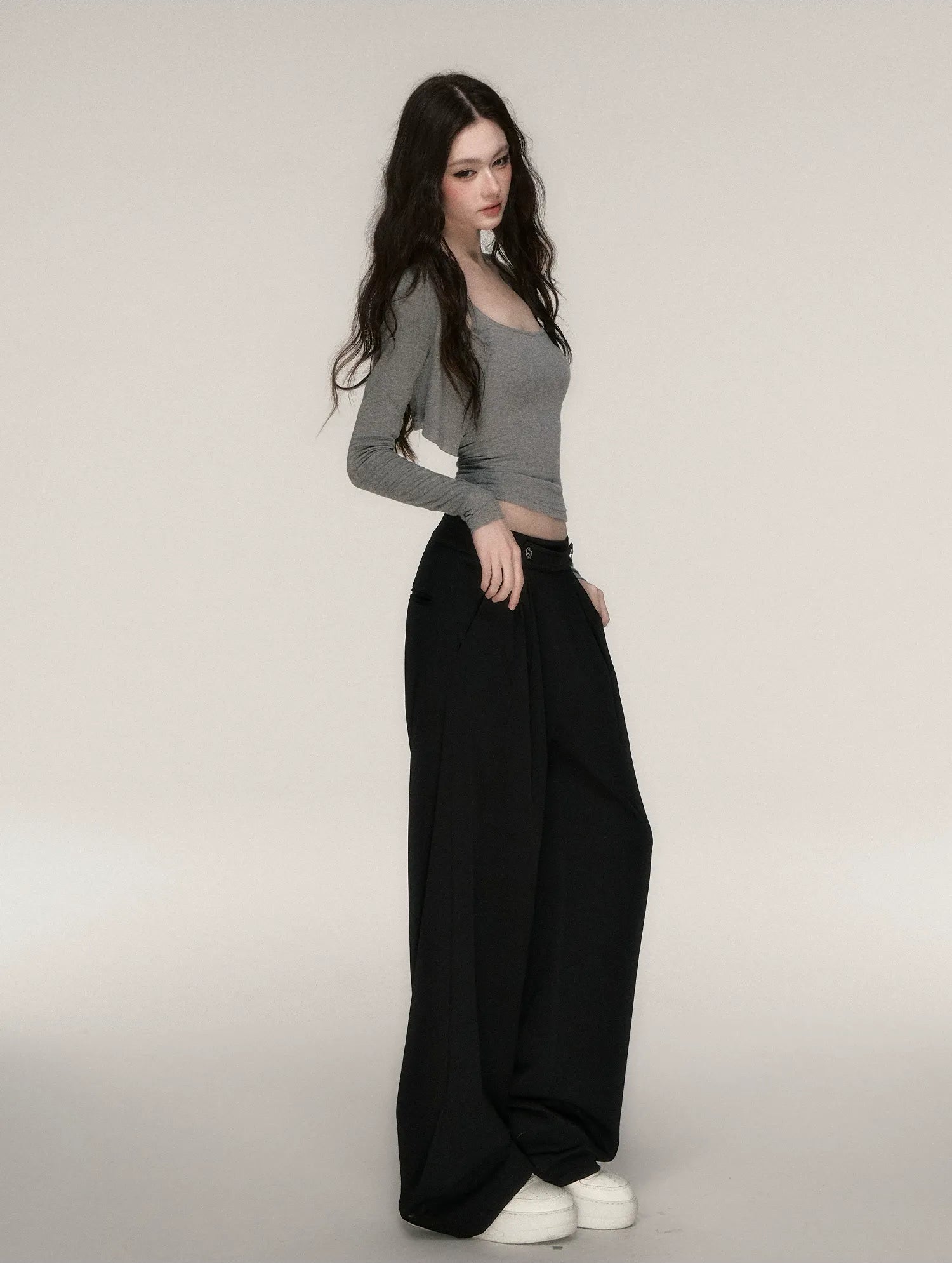 Napoleon Wide-Leg Suit Trousers