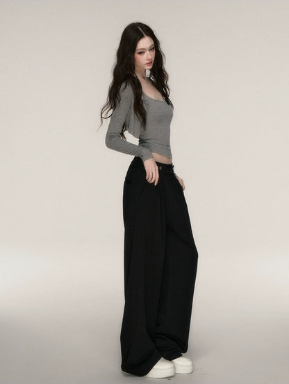 Napoleon Wide-Leg Suit Trousers