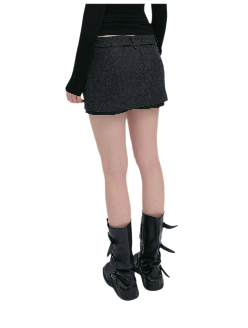 Retro Pattern A-Line Skort