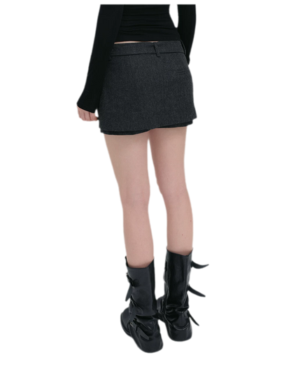 Retro Pattern A-Line Skort