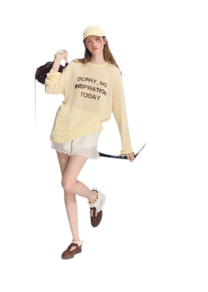Lace Trim Cotton Shorts