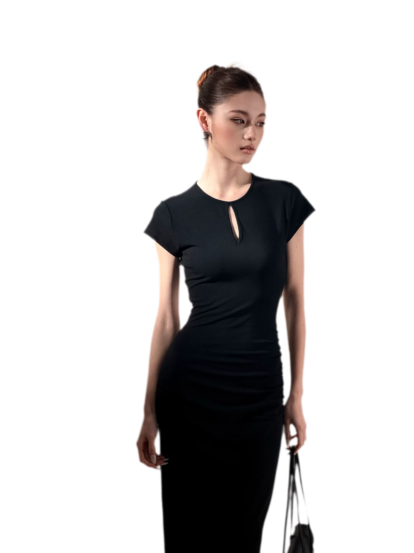 Keyhole Backless Dress