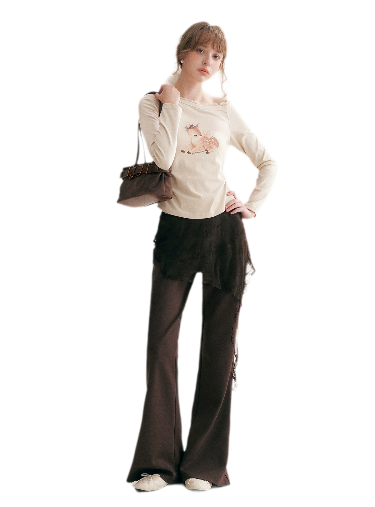 Romantic Lace Wide-Leg Pants