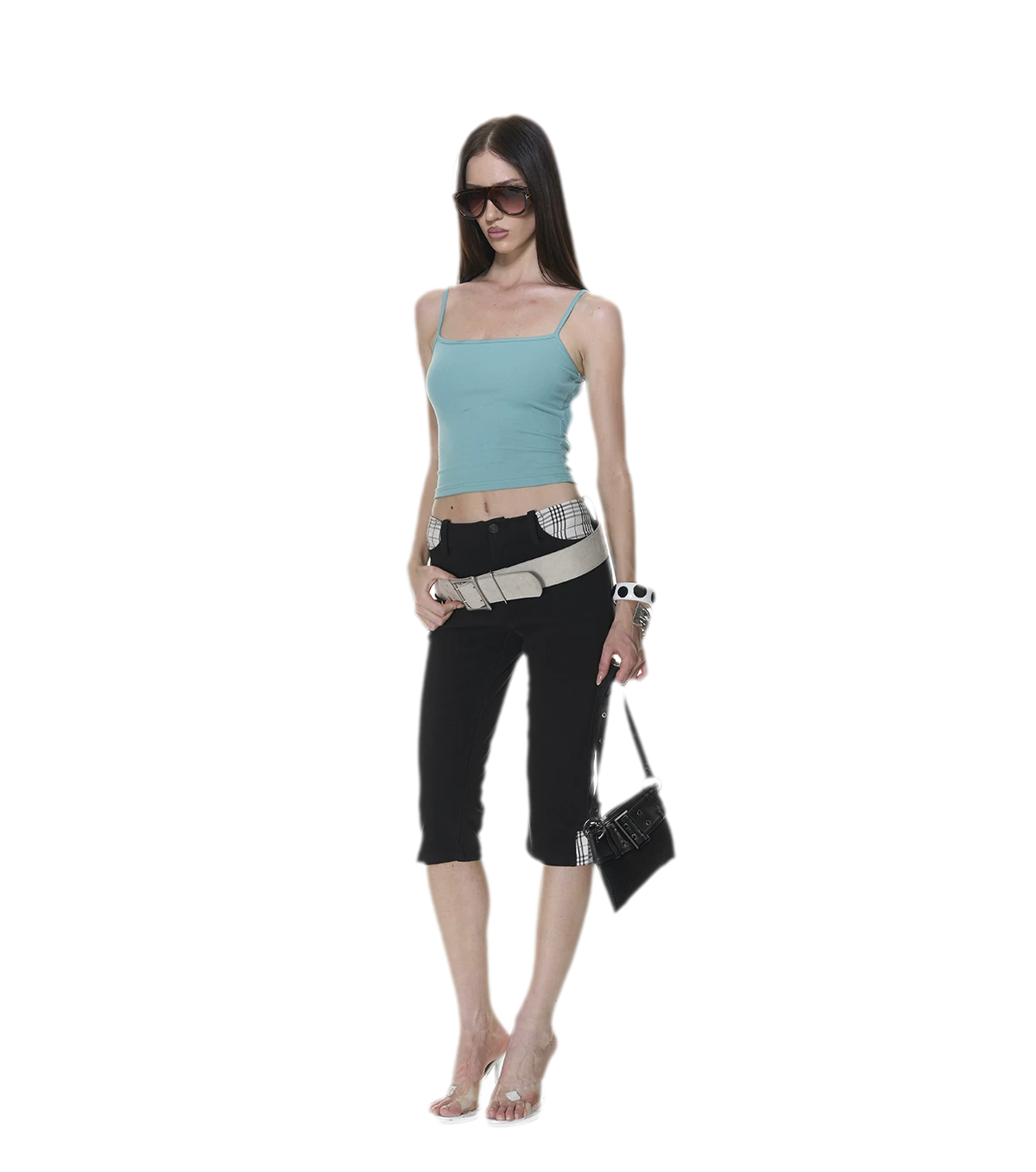 Cross Back Ribbed Cami