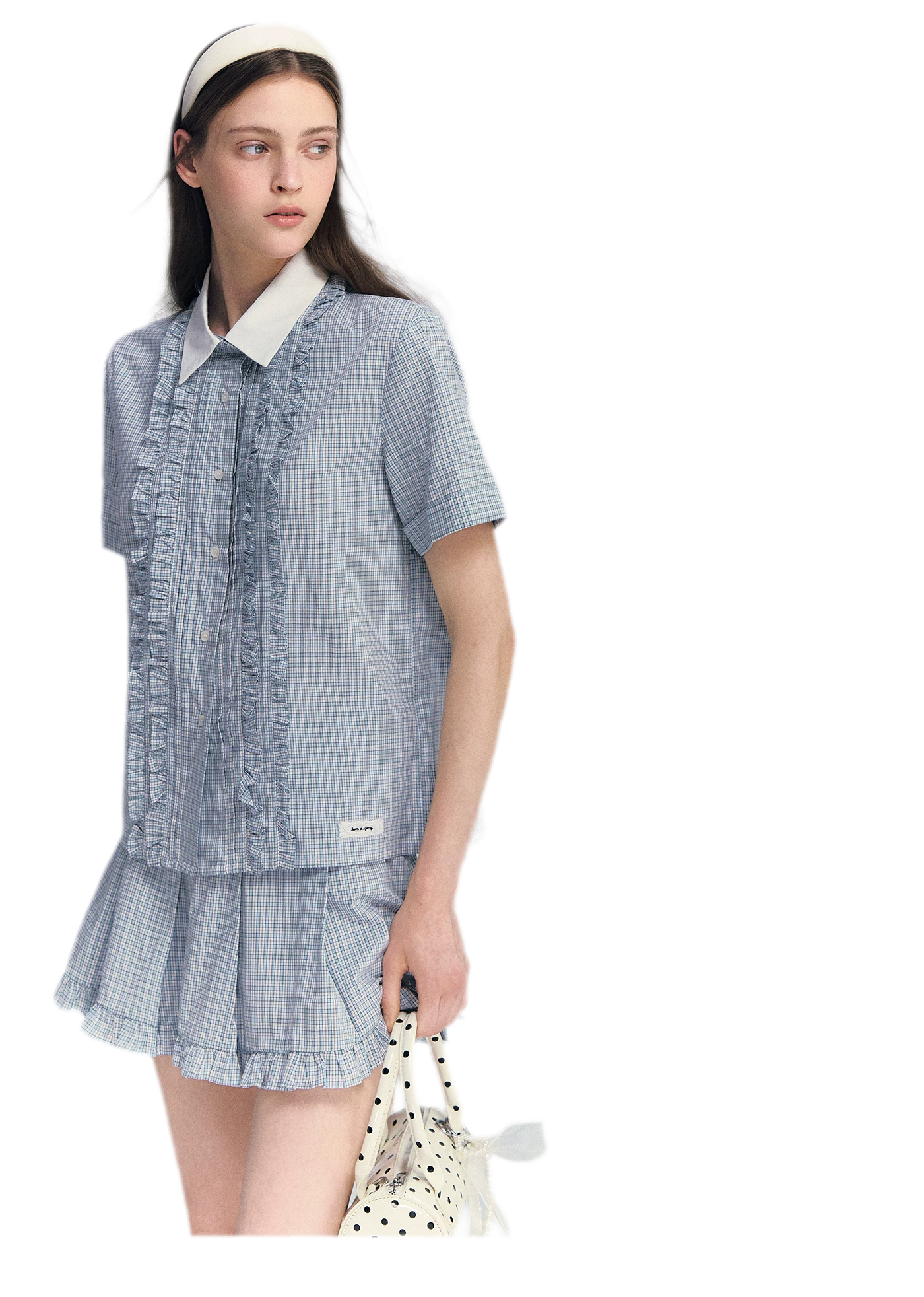 Blue Plaid Set