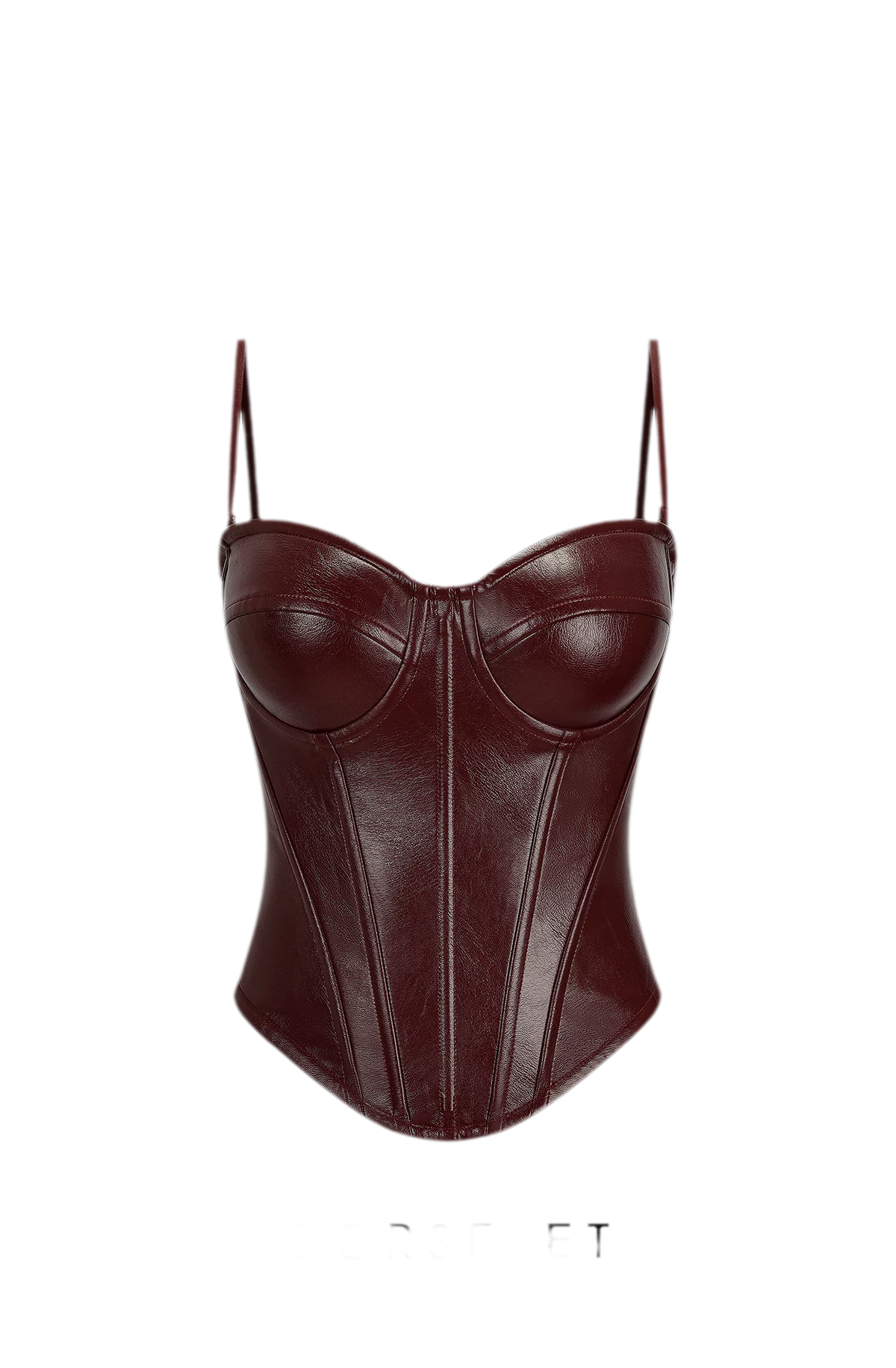 Raphael PU Corset Top