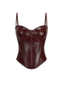 CORSELET Raphael PU Corset Top – view 6