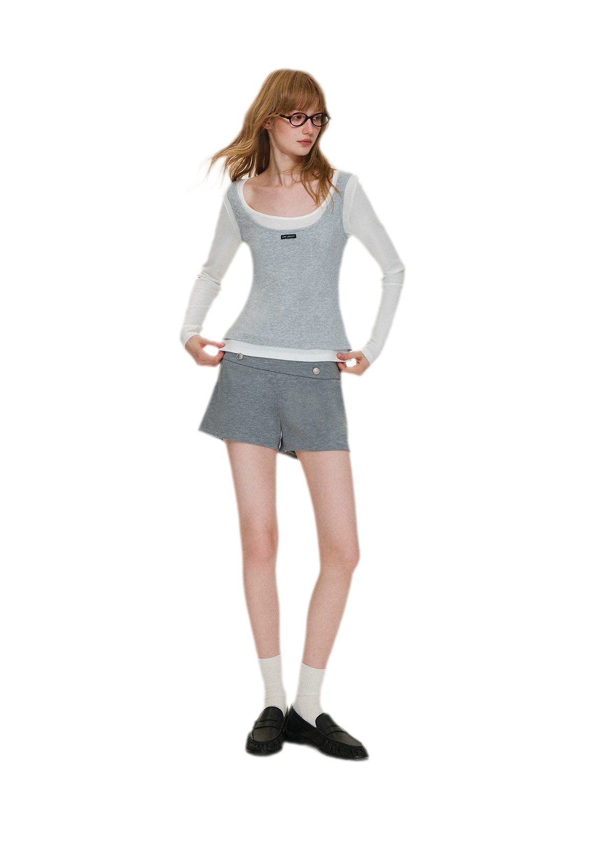 Modal Napoleon Button Shorts