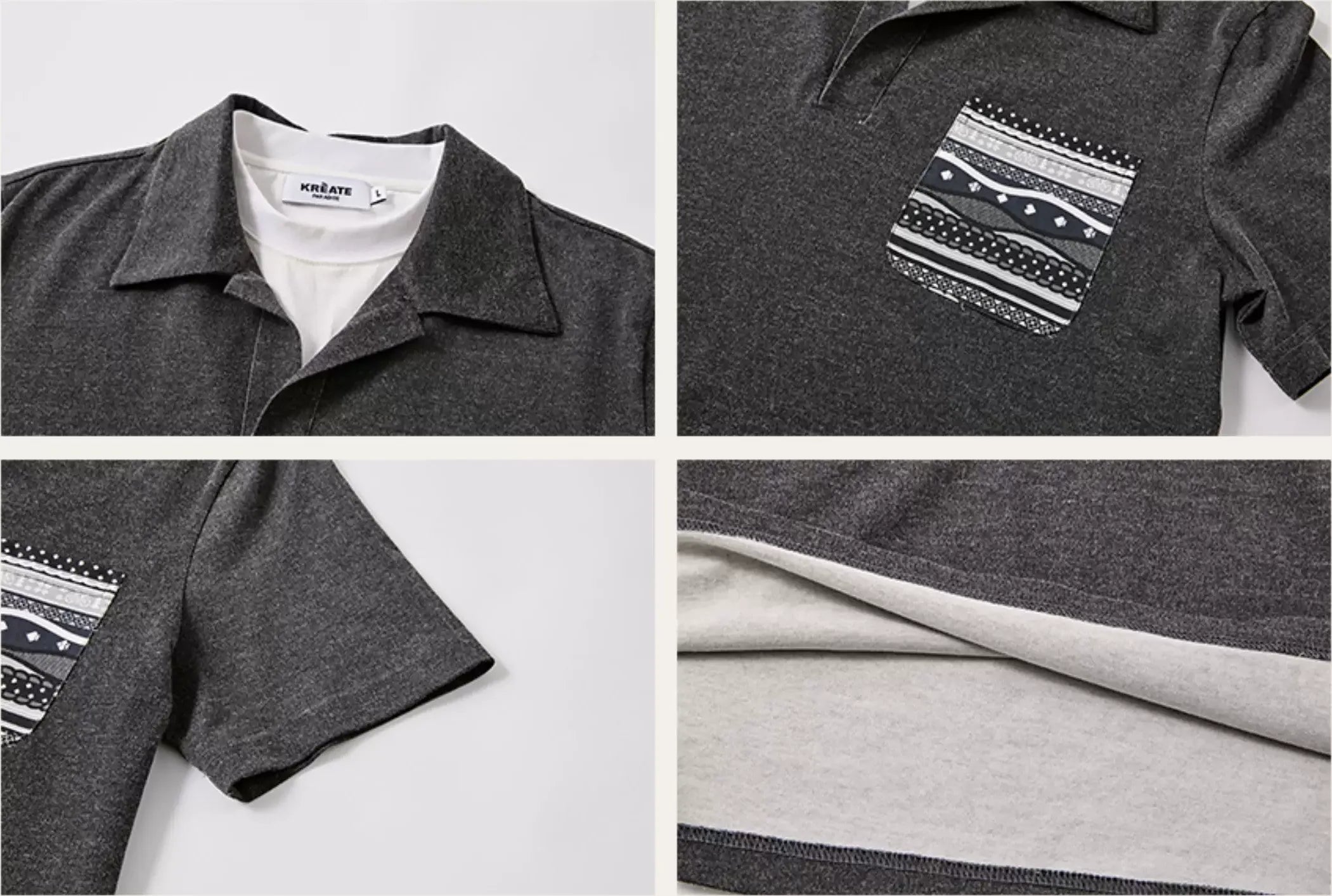 Fair Isle Tailored Polo Shirt