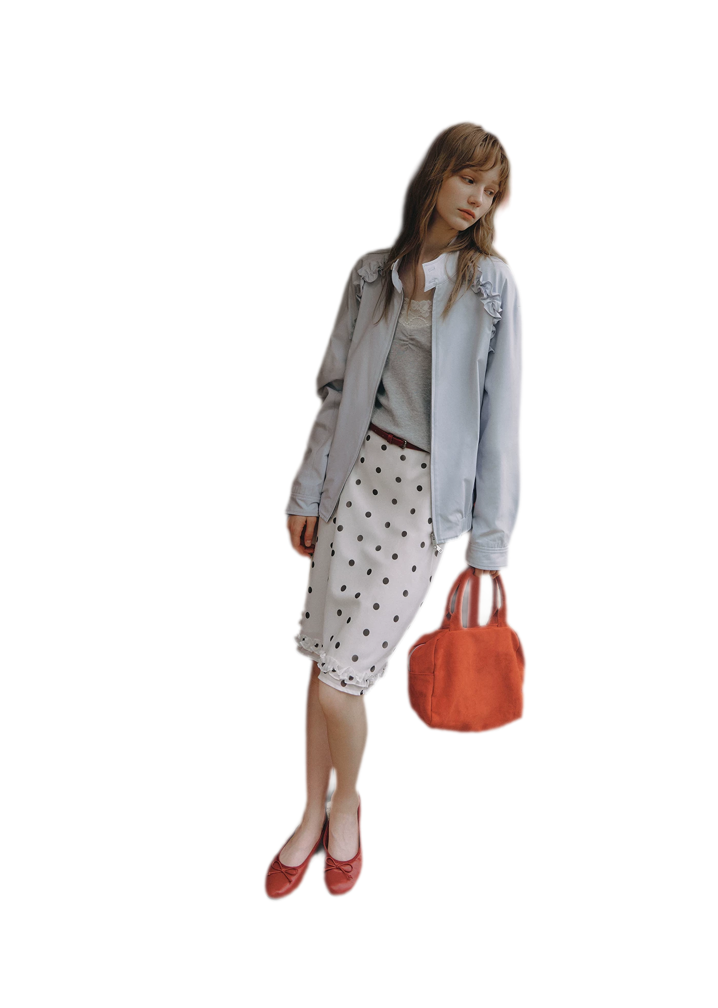 Polka Dot Ruffle Skirt