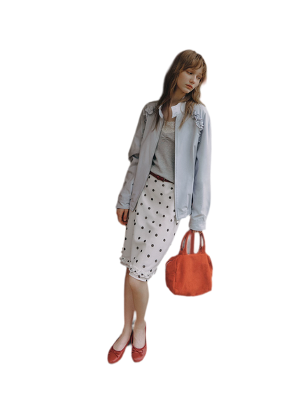 Polka Dot Ruffle Skirt