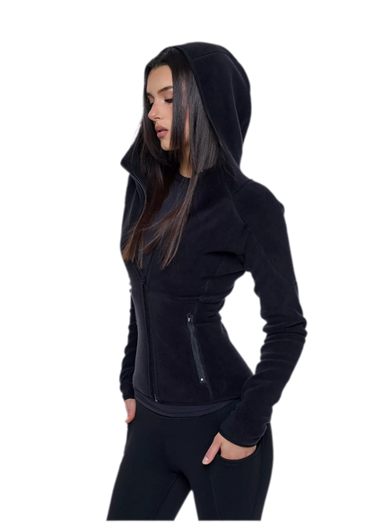 Polar Fleece Hooded Jacket