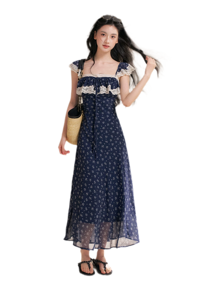 Lace Floral Camisole Dress