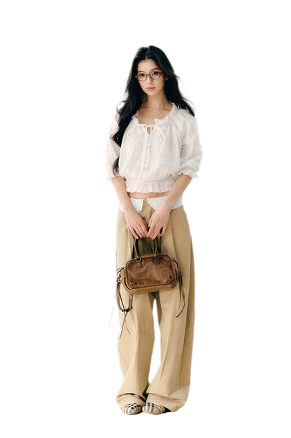 Korean Relaxed Wide Pants