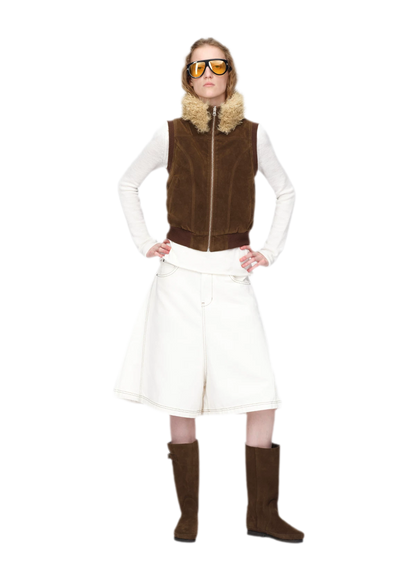 Reversible Teddy Fitted Vest