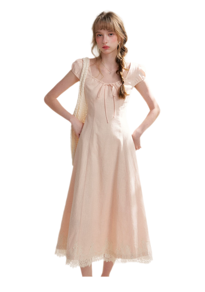 French Lace Long Dress