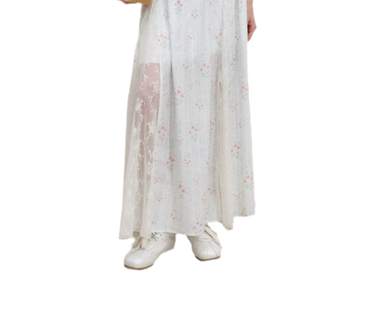 Asymmetric Lace Short Sleeve T-Shirt