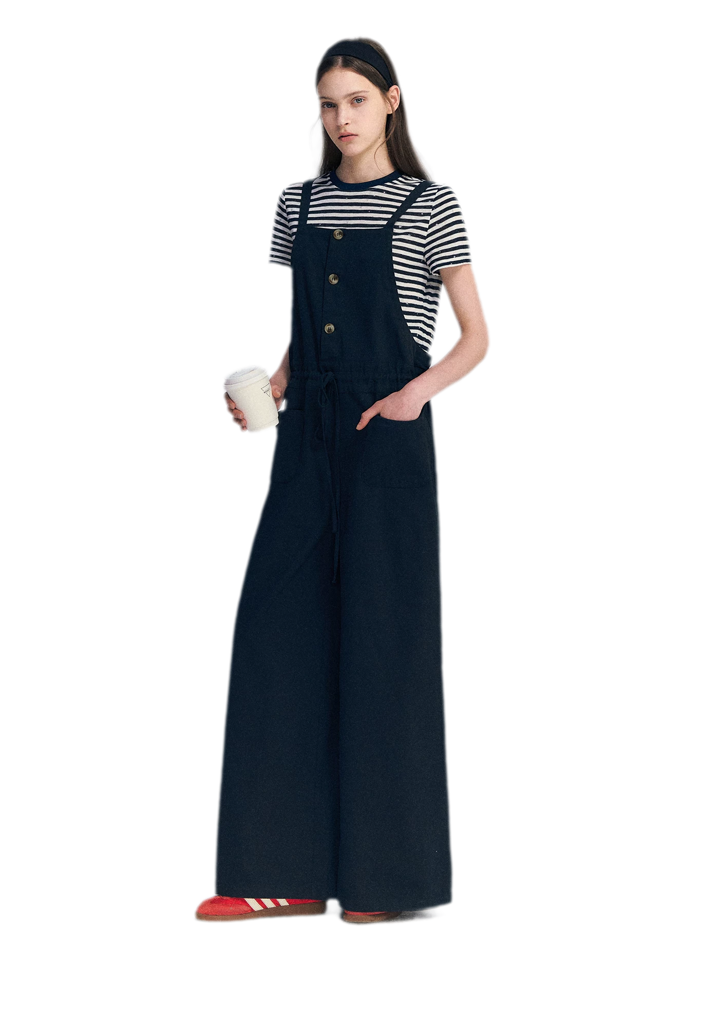 Drawstring Jumpsuit