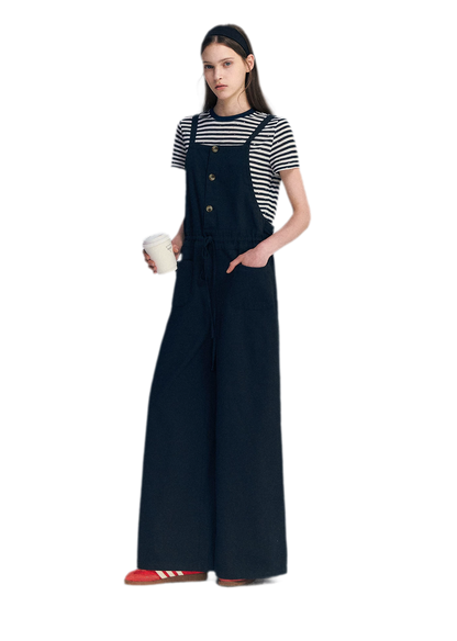 Drawstring Jumpsuit