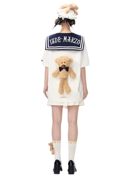 Sailor Collar Teddy Top
