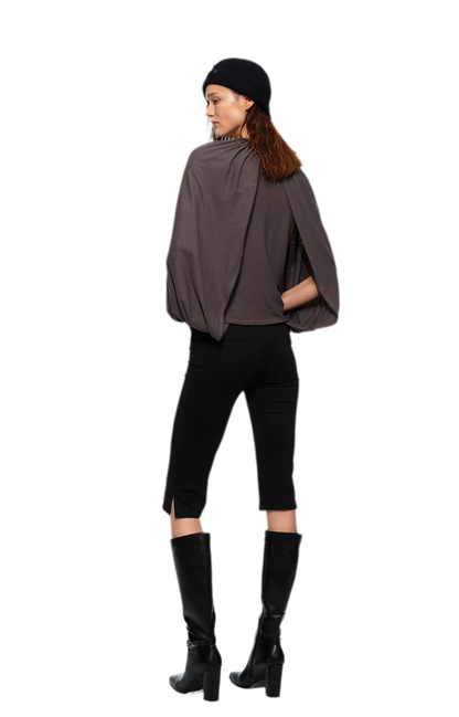 Cotton Cape Sleeve Top