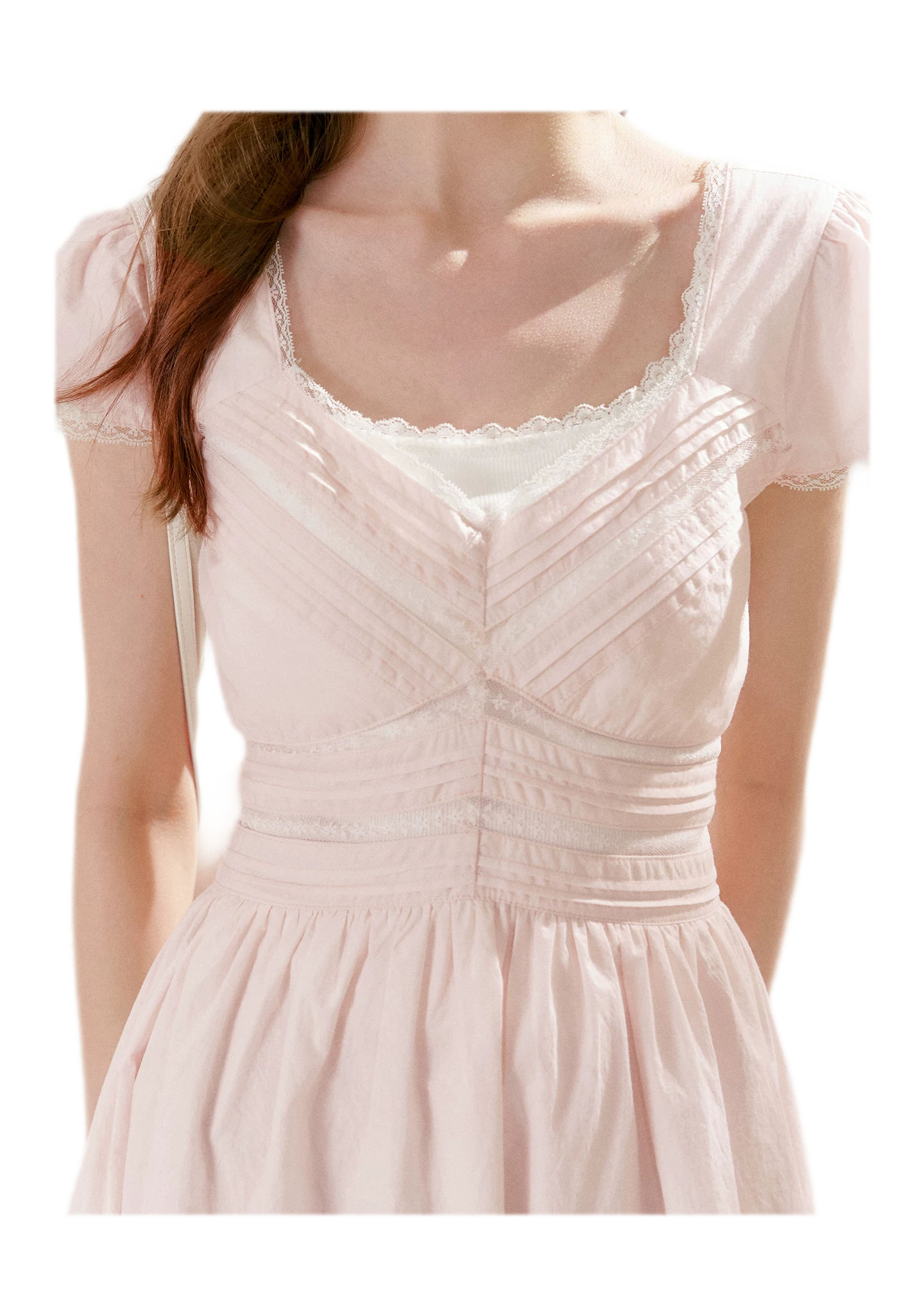 Lace V-Neck Dress