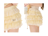 CYNR Lace Ruffle Mini Skirt – view 9