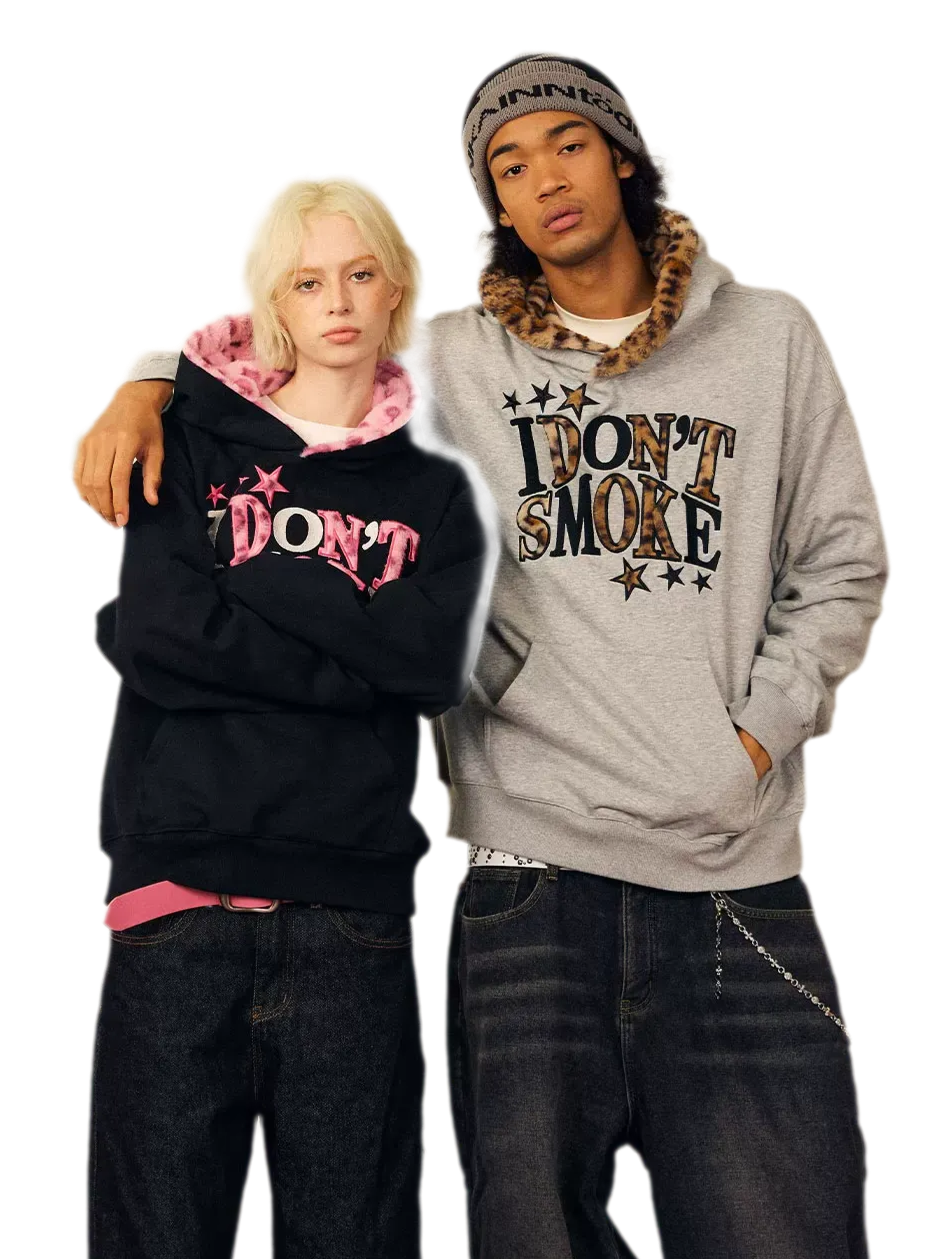 Fleece Faux-Fur Appliqué Hoodie