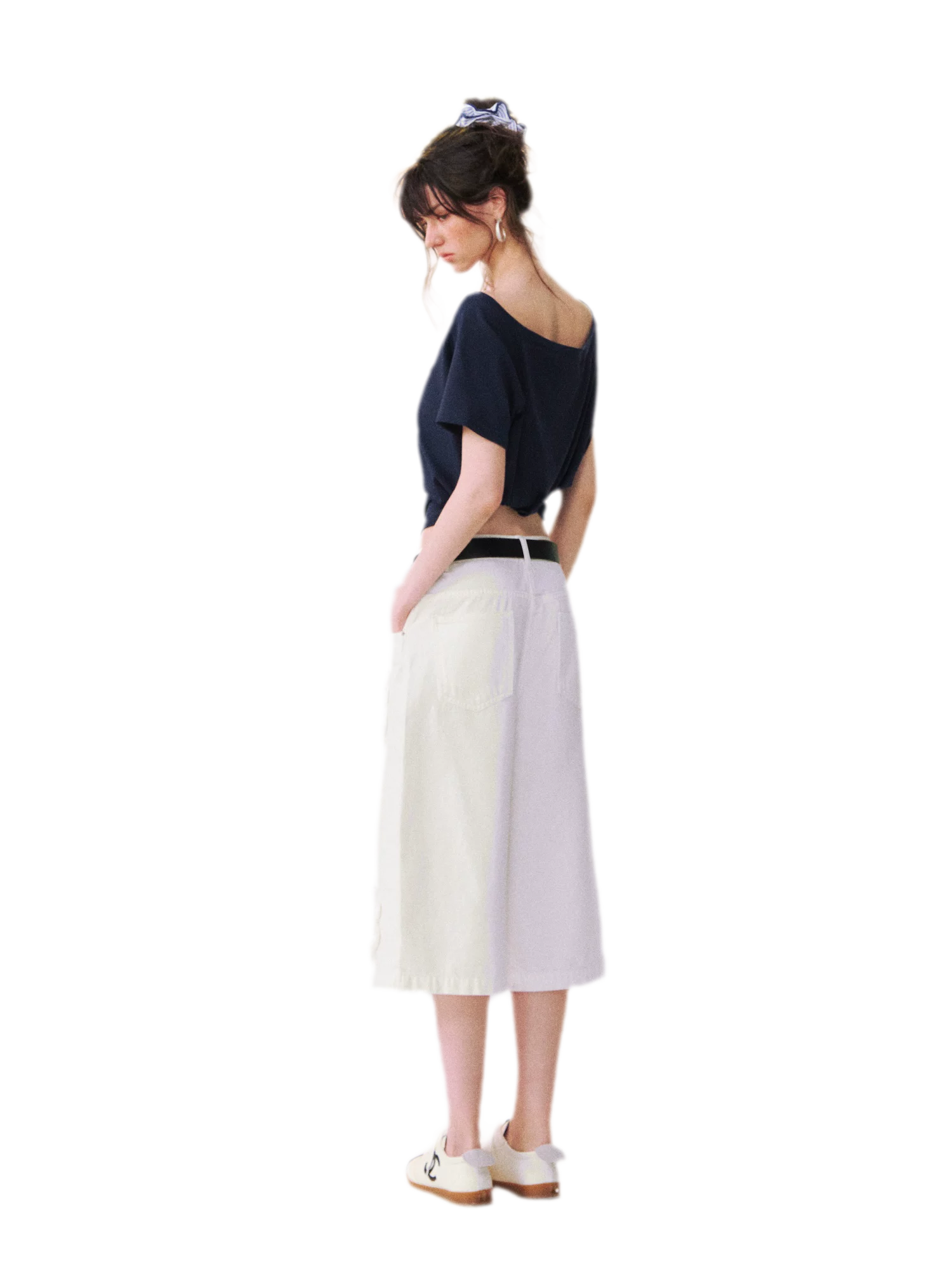 Frayed Floral Wide Culottes