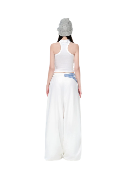 Silver Chain Bustier Top