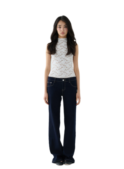 Stretch Lace Cropped Camisole