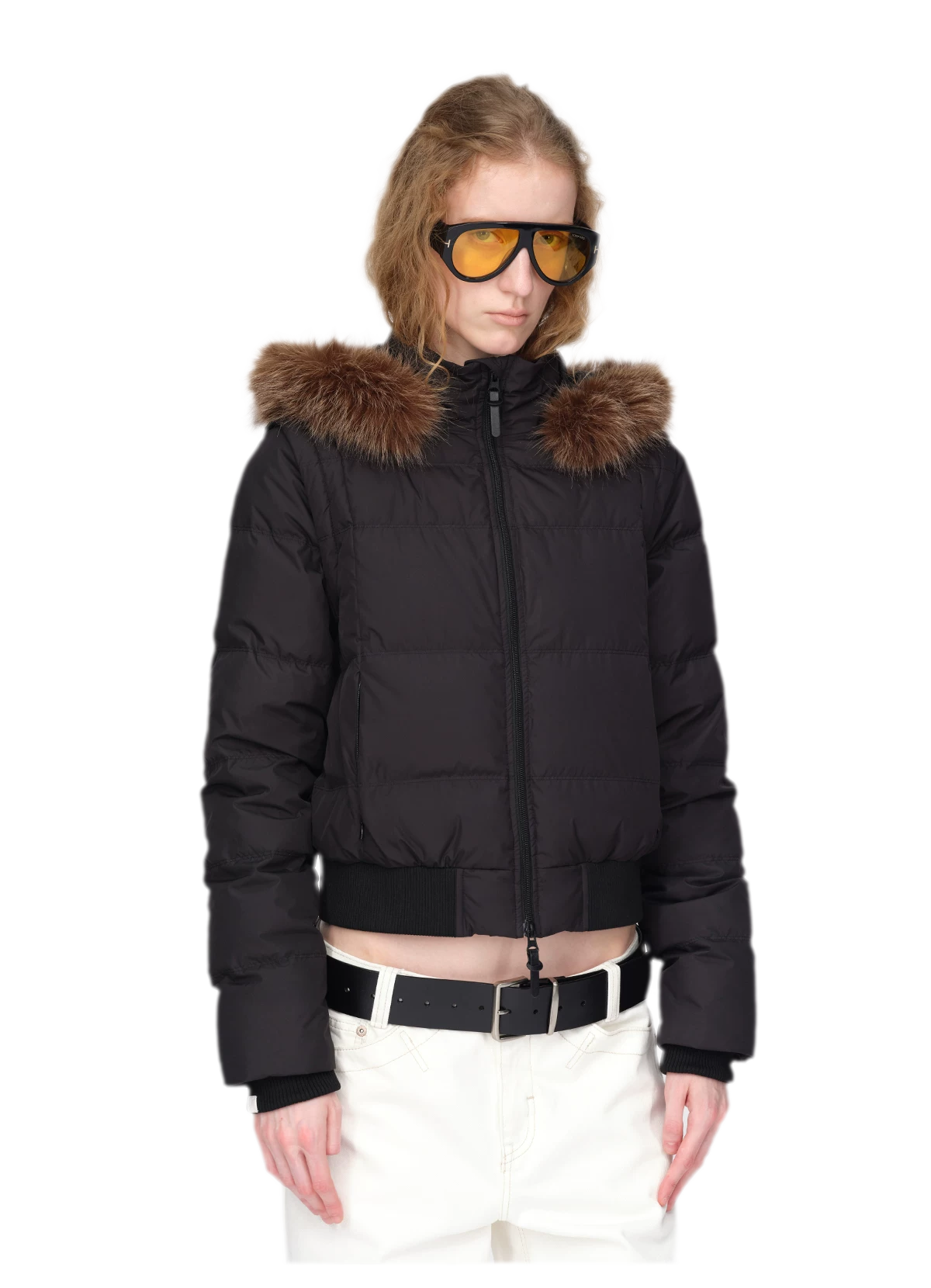Perlmuttglänzende Steppdaunenjacke