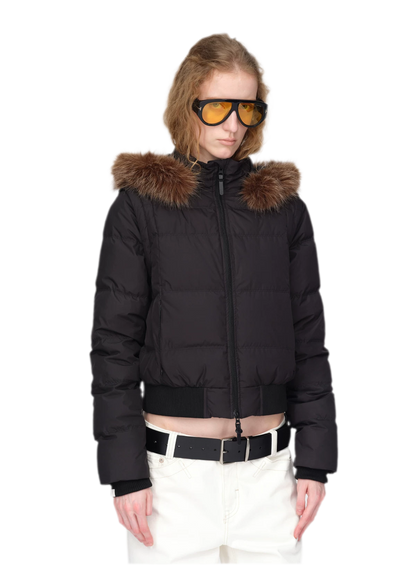 Perlmuttglänzende Steppdaunenjacke
