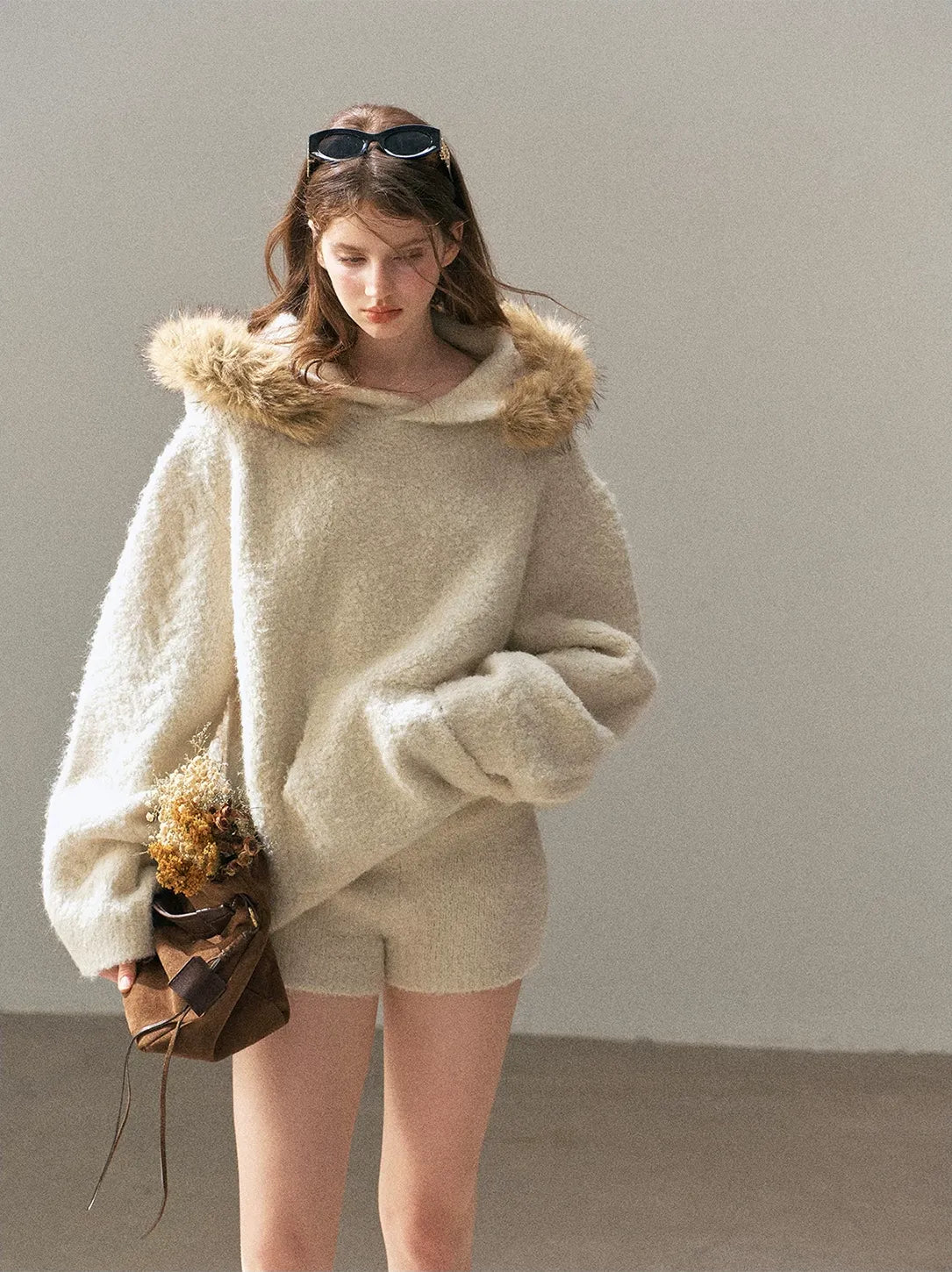 Loop Knit Hooded Set — โหลดรูปภาพ 8 ในแกลเลอรี