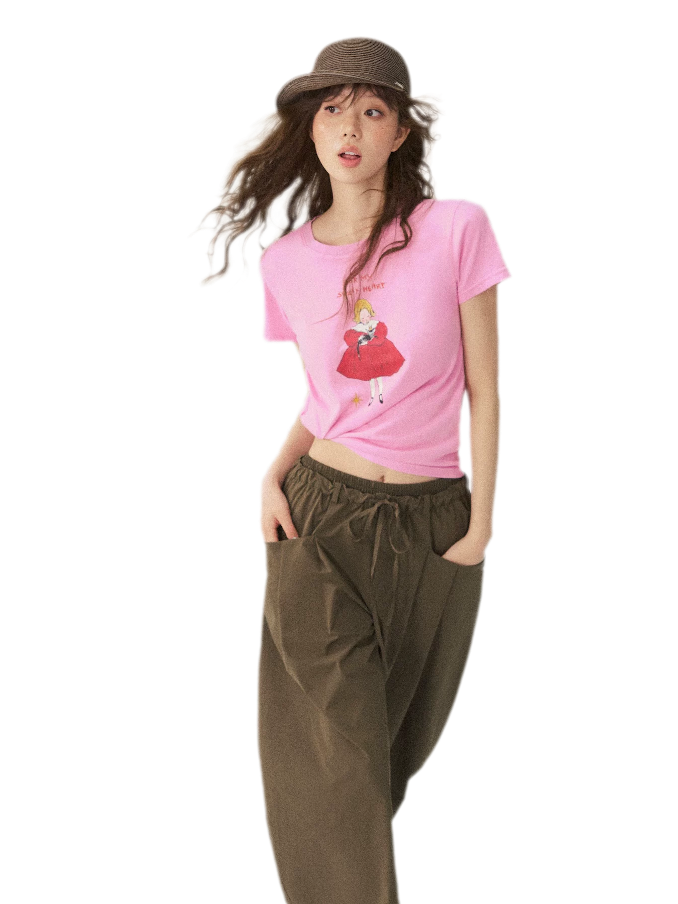 Double Waist Relaxed Pants