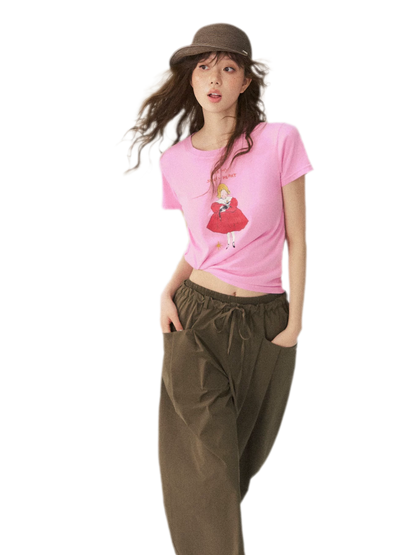 Double Waist Relaxed Pants