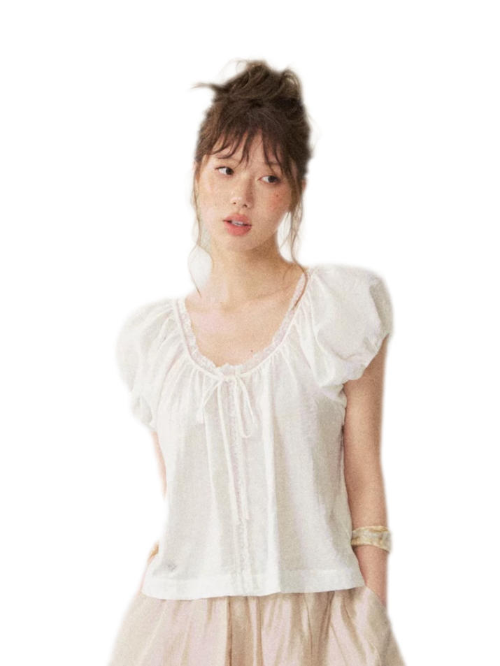 Cloud Puff Sleeve Shirt