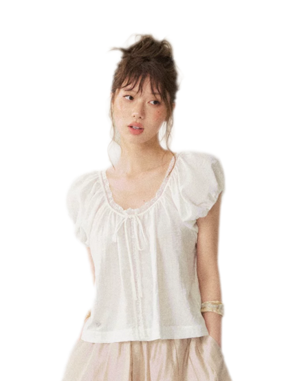 Cloud Puff Sleeve Shirt