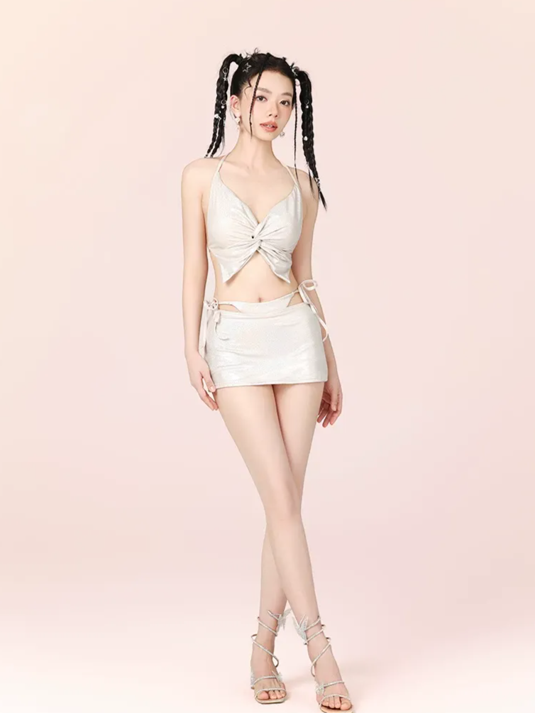 Strappy Cutout Bikini Set